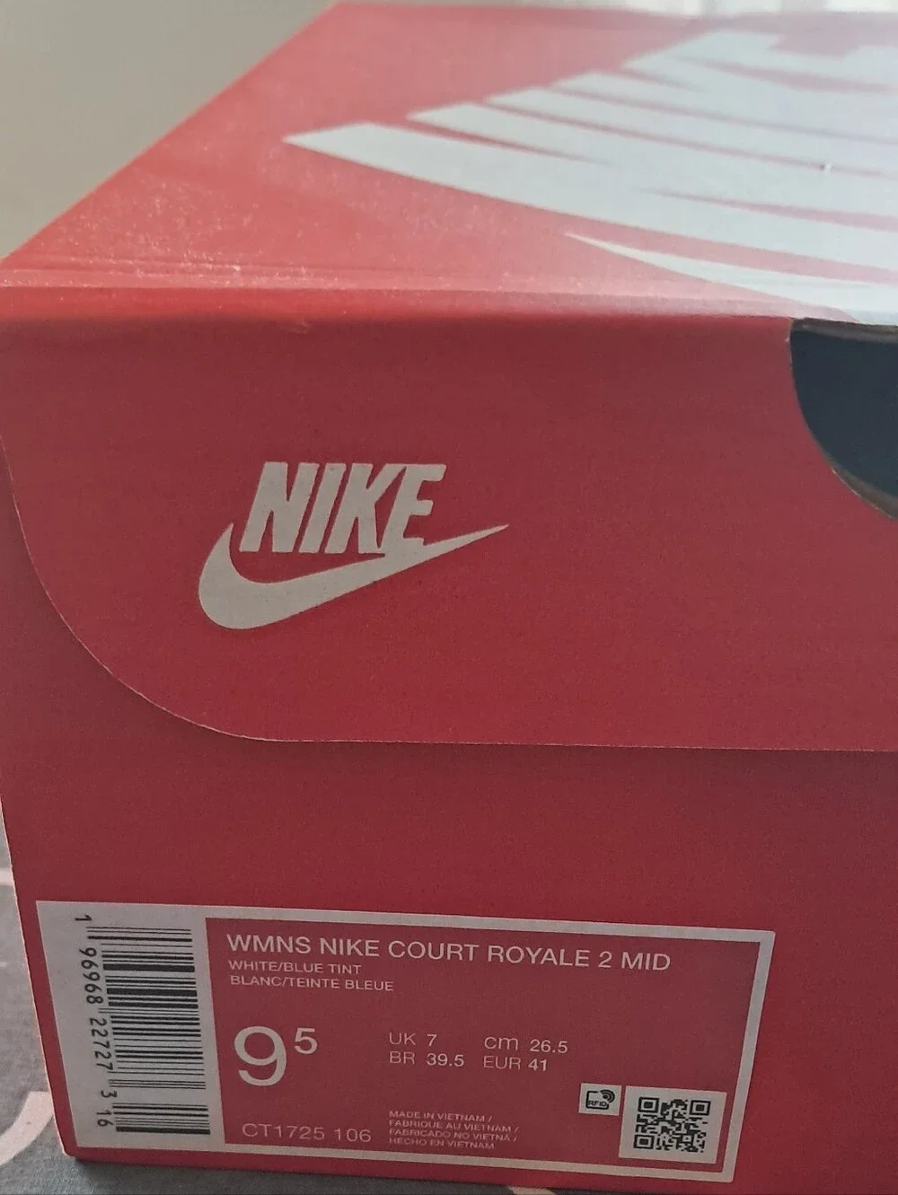 Nike Court Royale Mid 2 Women's Size 9.5